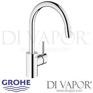 Grohe Concetto Single-Lever Sink Mixer - 2012 to 2014 - Kitchen Tap Spare Parts 32663001 GEN2